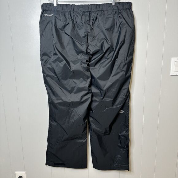 Columbia Pants Adult 2X Black Rebel Roamer Omni Tech Waterproof Breathable NWOT - Picture 2 of 16